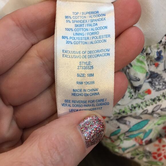 Marmellata Striped Floral Pink/White Dress - Picture 4 of 4